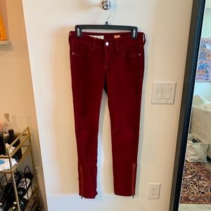 Red Pilcolro Courdory Skinny Jeans